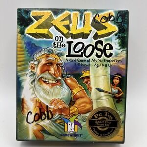 Zeus on the Loose A Card Game of Mythic Proportions Gamewright 8+ COMPLETE